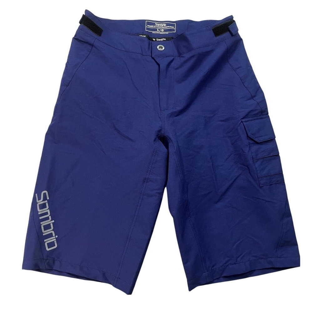 Sombrio Lowline Mens Mountain Bike Shorts Size Large Blue MTB Cycling